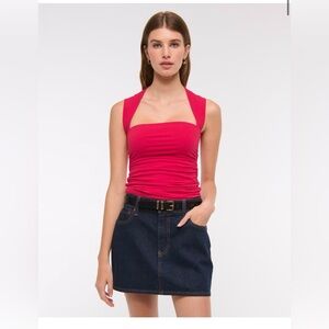 Abercrombie A&F Ava Top in Red size small❤️